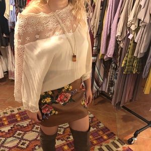 Vegan Leather miniskirt